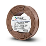 16 AWG Stranded Copper American Electrical Wire, PVC Insulation 105°C, Brown, 600V, 2500 ft | Asharqiyah Cables Company for Industry