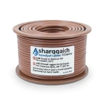 8 AWG Stranded Copper American Electric Wire, PVC Insulation 105°C, Brown, 600V, 500 ft | Asharqiyah Cables Company for Industry