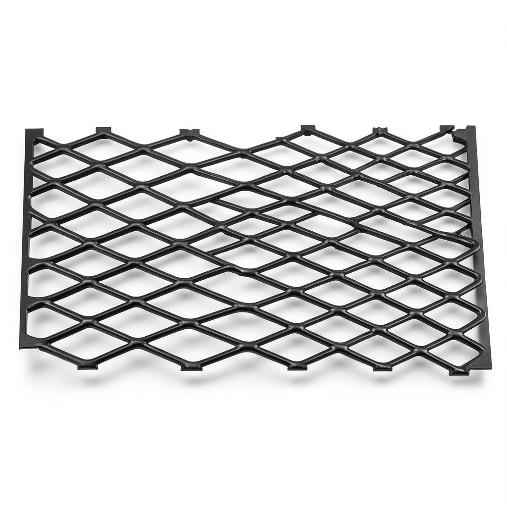 Hot Rolled Black Steel Expanded Metal Mesh Khaleeji 6 mm Thickness 1.22 m Width 4 m Length