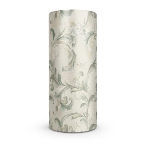American Wallpaper Floral Design 10m x 0.53m, Beige Color
