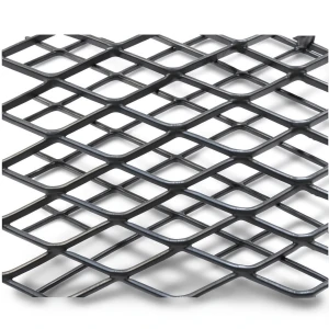 Hot Rolled Black Steel Expanded Metal Mesh Khaleeji 1.2 mm Thickness 2.44 m Width 2 m Length