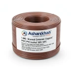 1 AWG Stranded Copper American Wire PVC Insulated 105°C Brown 600V 500ft | Asharqiyah Cables Company for Industry