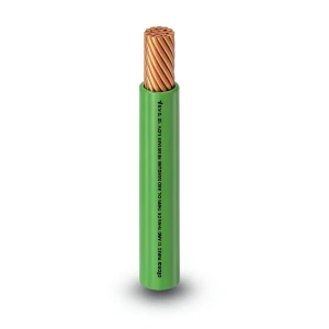 THHN/THWN Copper Cable PVC 105°C Insulation Diameter 7.6 mm 600 V 500 Ft Green | Al Fanar