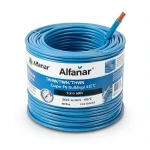 Alfanar THHN/THWN Copper Building Wire 9.3mm 600V PVC Insulated 105°C Blue 500 Feet