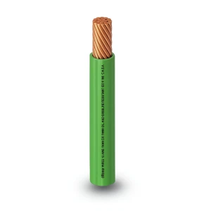 كابل نحاس THHN/THWN معزول PVC 105°C قطر 9.3 مم 600 فولت طول 500 قدم أخضر | شركة الفنار