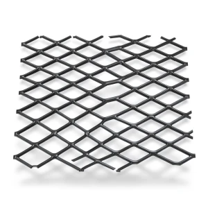 Hot Rolled Black Steel Expanded Metal Mesh Khaleeji 1.2 mm Thickness 2.44 m Width 6 m Length
