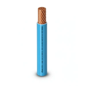 كابل نحاسي THHN/THWN معزول PVC 105 درجة مئوية قطر 8.8 مم 600 فولت 500 قدم أزرق | شركة الفنار