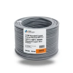 14 AWG Stranded Copper American Electrical Wire PVC Insulation 105°C Gray 600V 2500ft | Asharqiyah Cables Company for Industry