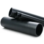 HDPE Plastic Pipe PN 6 Bar PE 80 Outer Diameter 250 mm Thickness 11.4 mm Black