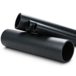 HDPE Plastic Pipe 6 Bar Pressure PE 80, Size 315 mm SDR 33, Black