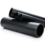 High Density Polyethylene Pipe Pressure 6 Bar PE 80, Diameter 355 mm SDR 33 Black