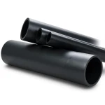 أنابيب بلاستيك HDPE ضغط 6 بار PE 80 قطر خارجي 450 مم سمك 20.5 مم لون أسود
