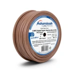 4 AWG Stranded Copper American Electrical Wire, PVC Insulation 105°C, Brown, 600V, 500 ft | Asharqiyah Cables Company for Industry