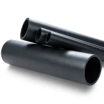 HDPE Plastic Pipe Nominal Pressure 16 Bar PE 80 Thickness 54.7 mm Black