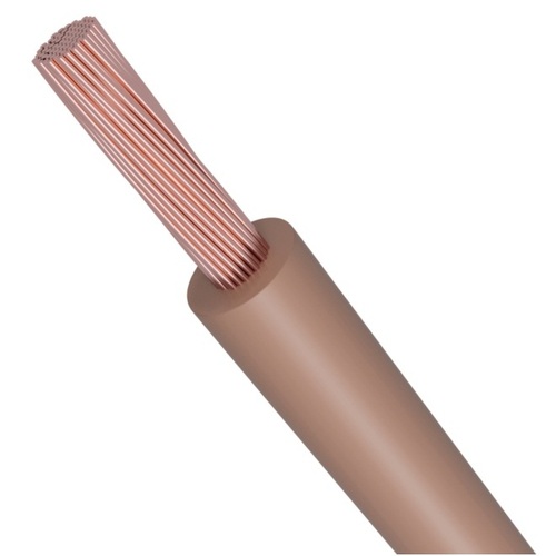 سلك كهرباء امريكي 18 AWG نحاس مجدول معزول PVC 105°C بني، 600 فولت، طول 2500 قدم | شركة كابلات الشرقية للصناعة