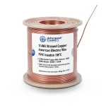 سلك امريكي 12 AWG نحاس مجدول معزول PVC 105°C بني 600 فولت طول 2500 قدم | شركة كابلات الشرقية للصناعة