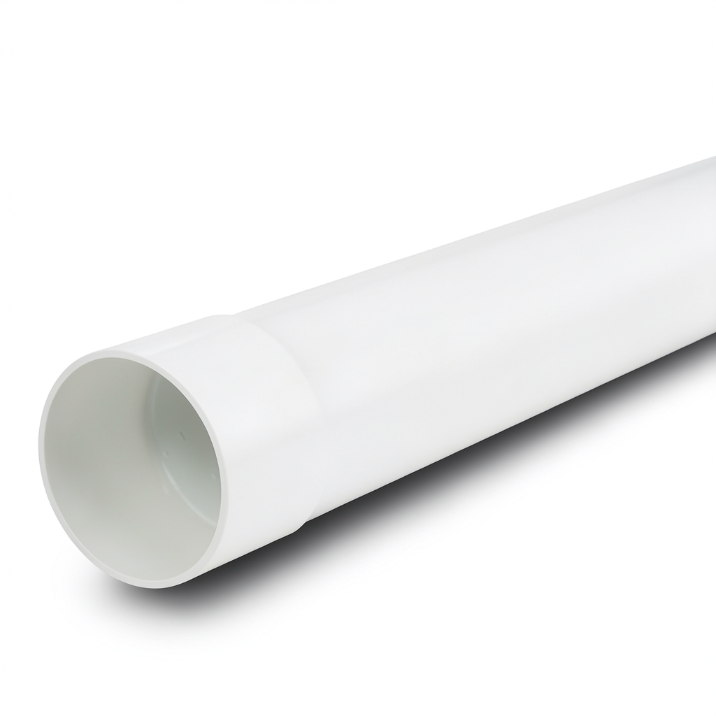 أنابيب بلاستيك UPVC ضغط 20 بار (SDR 13.6) مقاس 140 مم سماكة 10.3 مم لون أبيض