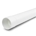 مواسير UPVC ضغط 20 بار (SDR 13.6) مقاس 200 ملم سمك 14.7 مم لون أبيض