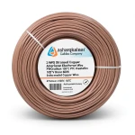 سلك امريكي 2 AWG نحاس مجدول معزول PVC 105°C بني 600 فولت 500 قدم | شركة كابلات الشرقية للصناعة