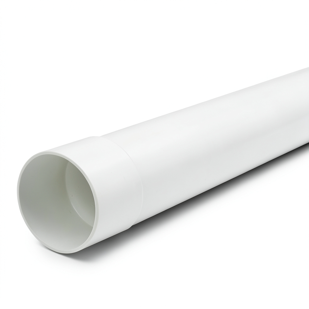 أنابيب بلاستيك UPVC ضغط PN 20 بار (SDR 13.6) مقاس 225 مم سماكة 16.6 ملم لون أبيض
