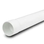 مواسير UPVC ضغط 25 بار (SDR 11) مقاس 110 مم سمك 10.0 مم لون أبيض