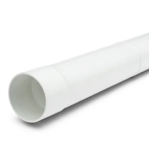 UPVC Pipe PN 25 Bar (SDR 11) Size 125 mm Thickness 11.4 mm White Color