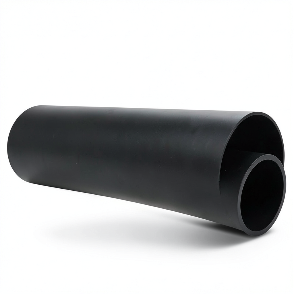 HDPE Pipe Pressure 16 Bar PE 80 Size OD 225 mm Thickness 30.8 mm Black