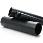 انابيب HDPE ضغط 16 بار PE 80 سمك 48.5 مم لون اسود