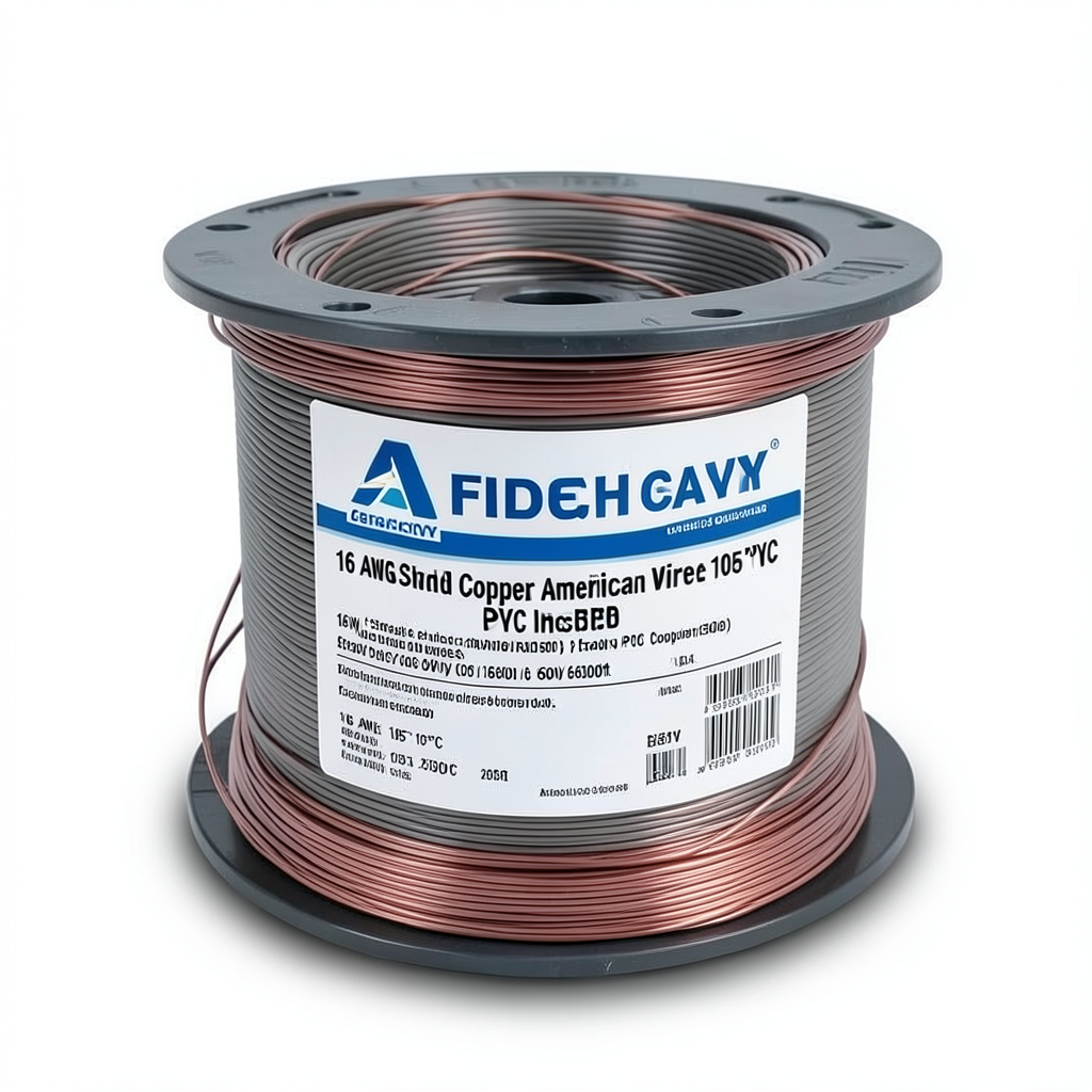 16 AWG Stranded Copper American Wire PVC Insulated 105°C Gray 600V 2500ft | Asharqiyah Cables Company for Industry