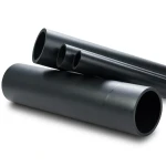 HDPE Plastic Pipe Nominal Pressure 16 Bar PE 80 Thickness 54.7 mm Black