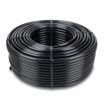 لفة أنابيب HDPE ضغط 4 بار PE 100 قطر 63 مم سمك 1.8 مم لون أسود