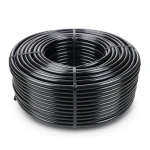 لفة أنابيب HDPE ضغط 10 بار PE 80، قطر خارجي 20 مم، سمك 1.8 مم، أسود