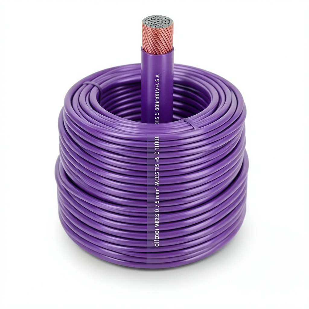 95mm Flexible Tinned Copper Electrical Wire 600/1000V 300ft Violet | Al Fanar