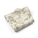 Floral Wallpaper 10mx0.53m Beige Color, Model aq50104