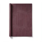 Spanish Wallpaper Dark Red Color Geometric Design, Size 10mx0.53 m, Model 1102-2