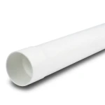 مواسير UPVC ضغط 20 بار (SDR 13.6) مقاس 200 ملم سمك 14.7 مم لون أبيض