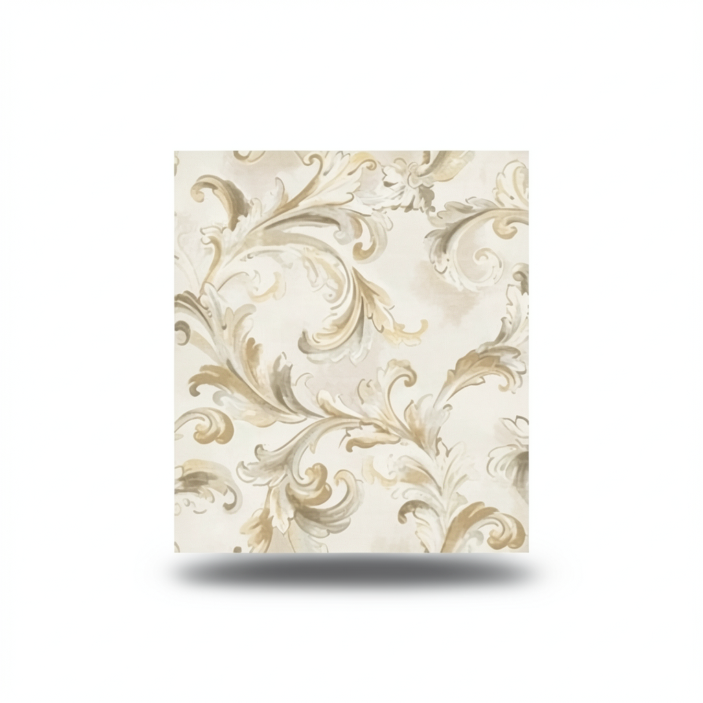 American Wallpaper 10m Length, 0.53m Width, Beige Color, Model aq50107