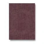 Spanish Wallpaper Dark Red Color Geometric Design, Size 10mx0.53 m, Model 1102-2