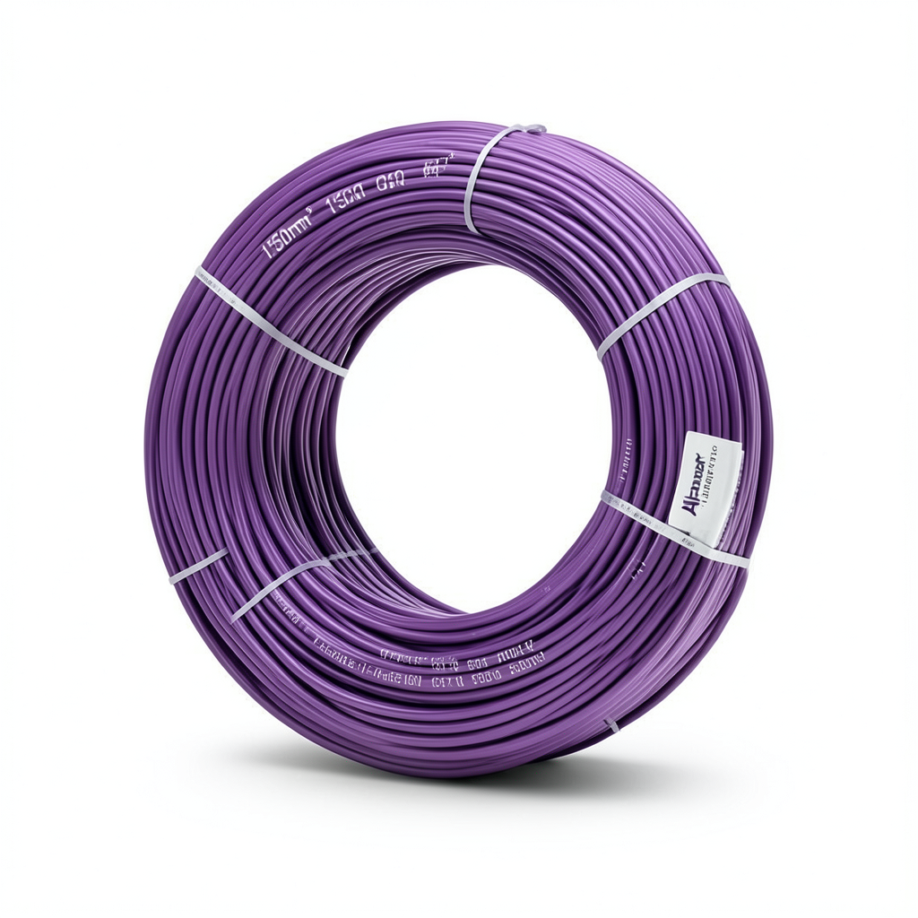150mm2 Flexible Tinned Copper Wire, 600/1000 Voltage, 300ft Length, Violet | Al Fanar