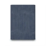 Spanish Wallpaper Dark Blue Geometric Design, Size 10mx0.53m, Model 1102-1