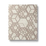 Spanish Wallpaper Geometric Design Beige Color, Size 10mx0.53m, Model 1103-2