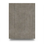 Spanish Wallpaper Dark Beige Geometric Design, Size 10mx0.53m, Model 1102-4