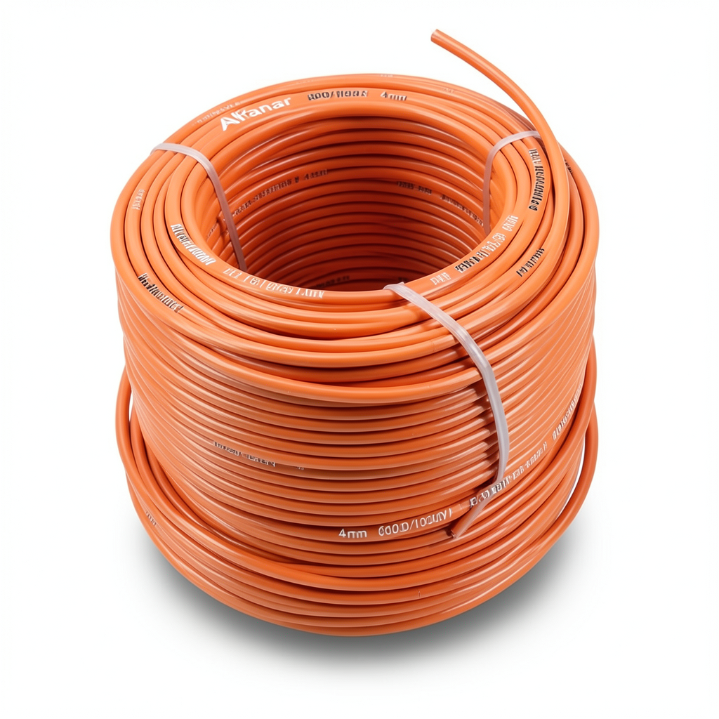 لفة سلك كهرباء نحاس مرن 4 mm، 600/1000V، طول 100 ياردة | شركة الفنار