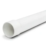 مواسير UPVC ضغط 20 بار (SDR 13.6) مقاس 125 ملم سمك 9.2 ملم لون أبيض