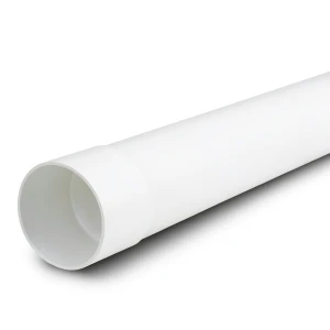 أنابيب بلاستيك UPVC ضغط 20 بار (SDR 13.6) مقاس 140 مم سماكة 10.3 مم لون أبيض