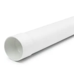 أنابيب UPVC ضغط 20 بار (SDR 13.6) مقاس 160 mm سمك 11.8 mm لون أبيض