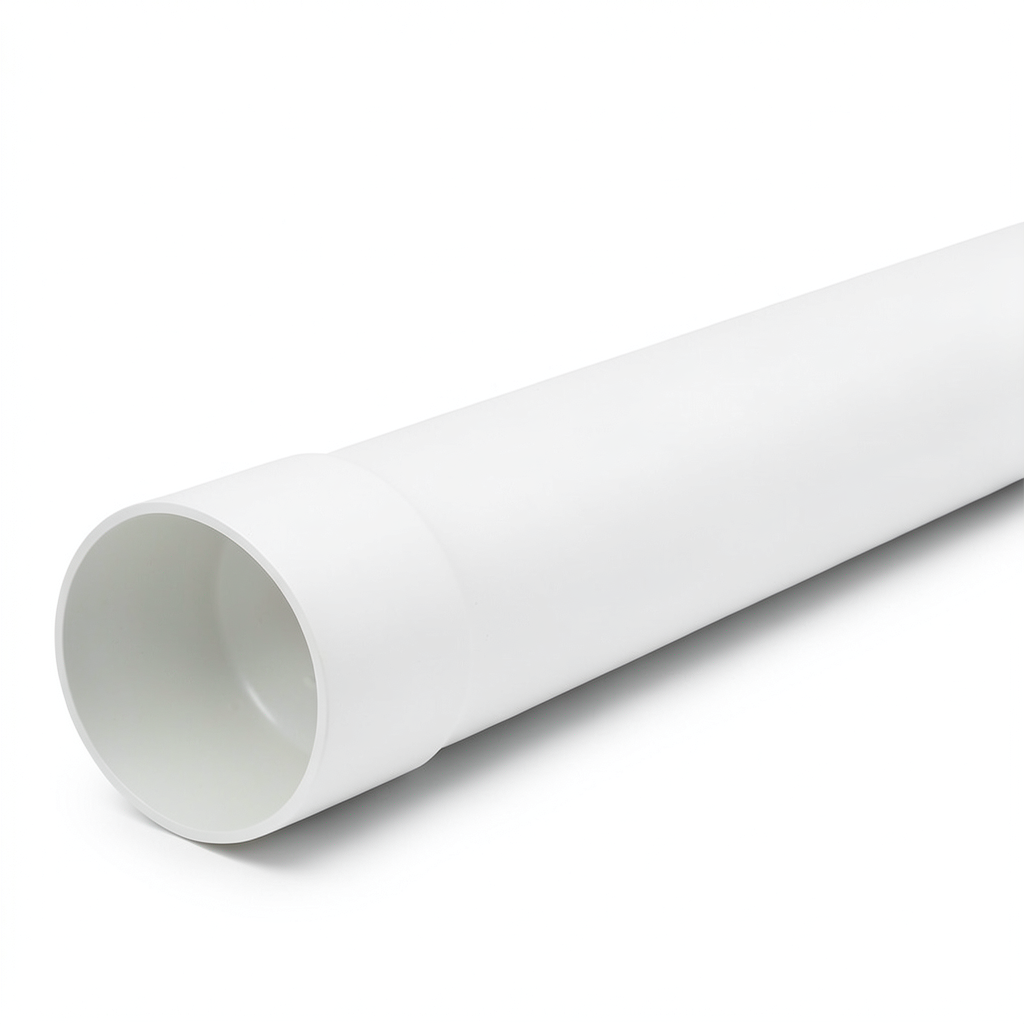 أنابيب UPVC ضغط 20 بار (SDR 13.6) مقاس 160 mm سمك 11.8 mm لون أبيض
