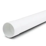 أنابيب بلاستيك UPVC ضغط PN 20 بار (SDR 13.6) مقاس 225 مم سماكة 16.6 ملم لون أبيض