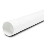 مواسير UPVC ضغط 25 بار (SDR 11) مقاس 110 مم سمك 10.0 مم لون أبيض