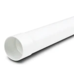 أنابيب بلاستيك UPVC ضغط 25 بار (SDR 11) مقاس 140 مم سماكة 12.7 مم لون أبيض